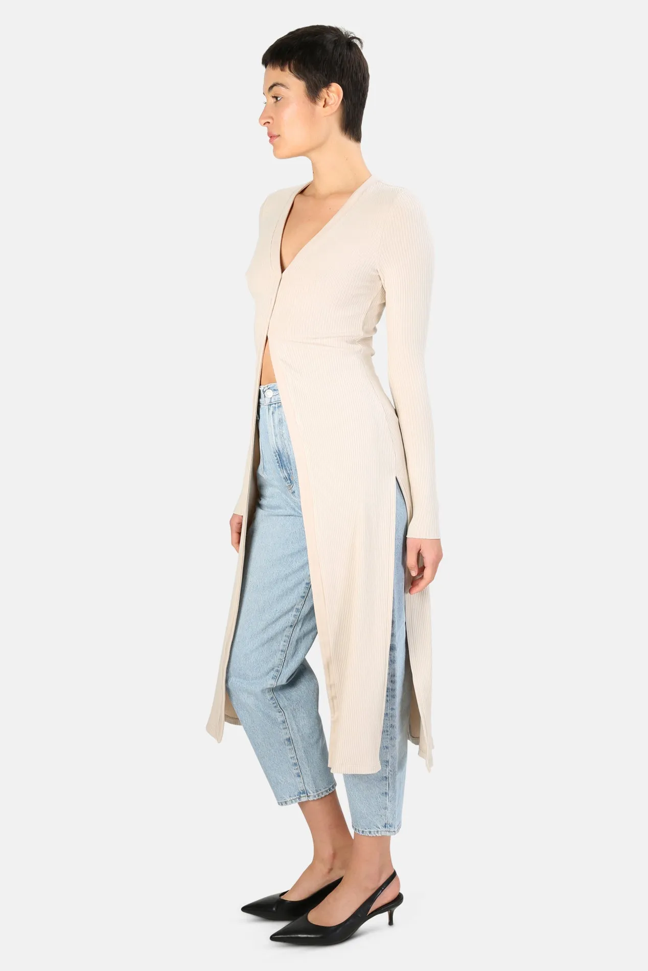 Alloy Rib Duster Limestone