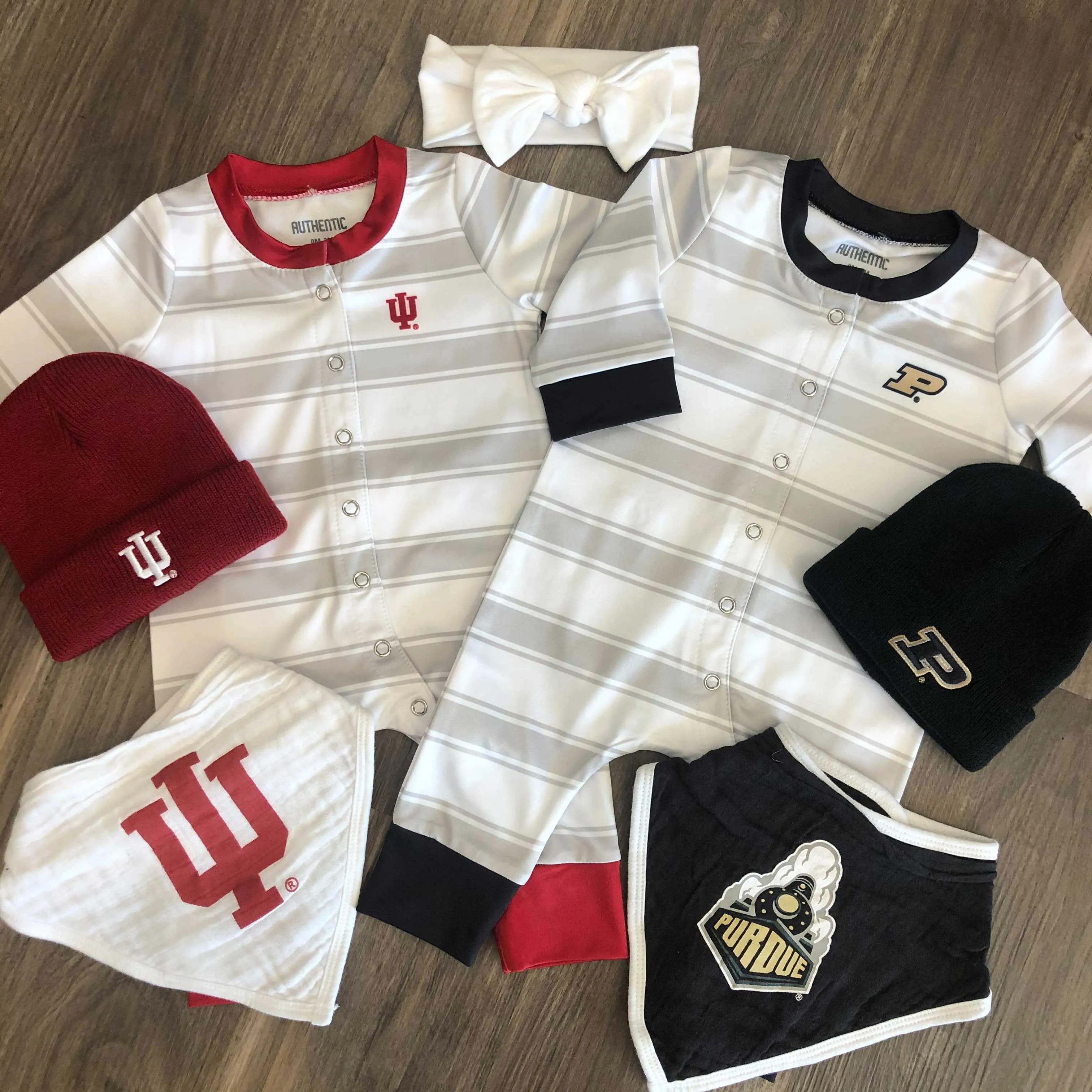Authentic Brand - Purdue University Striped Romper