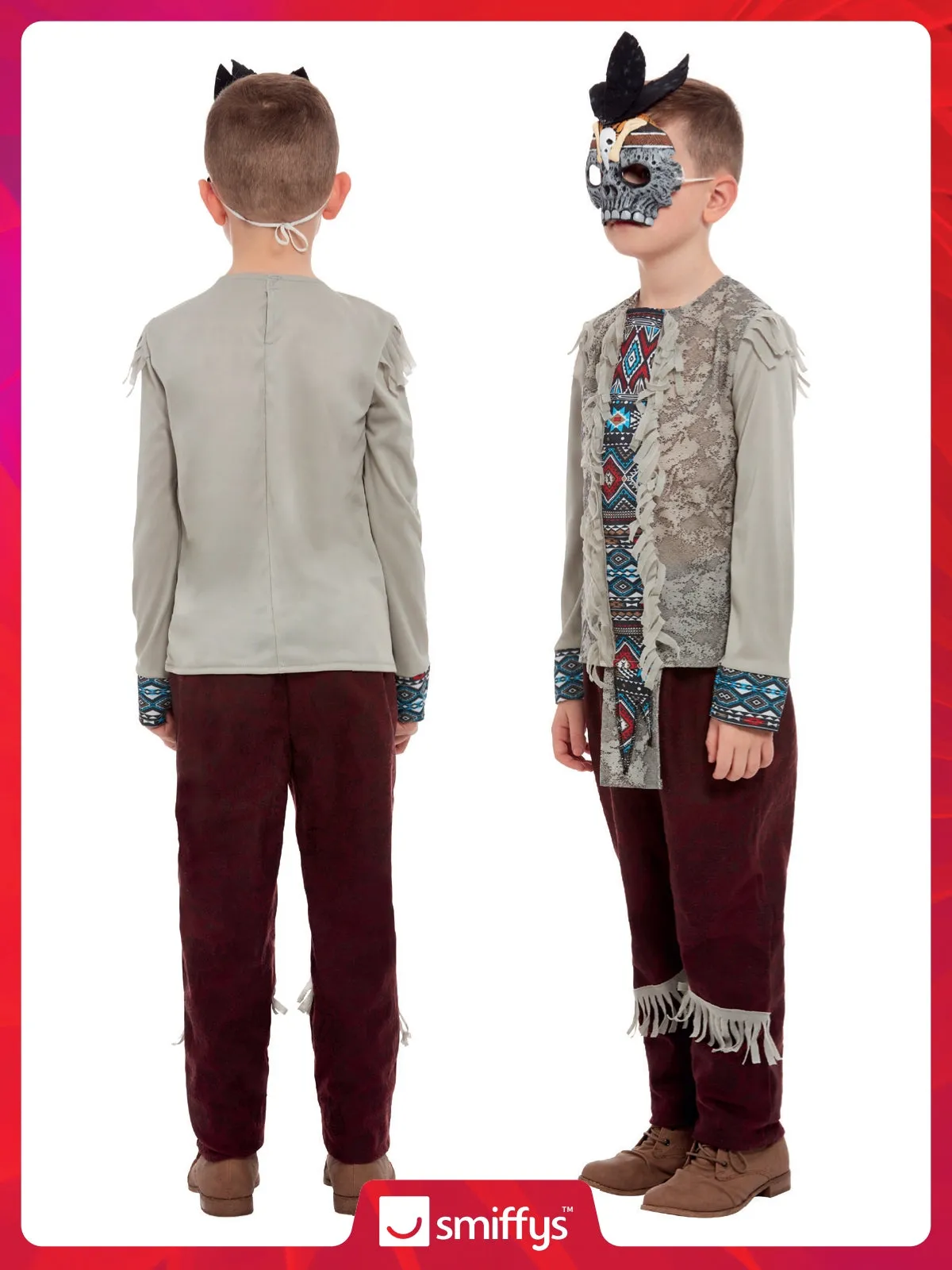 Boys Dark Spirit Warrior Costume