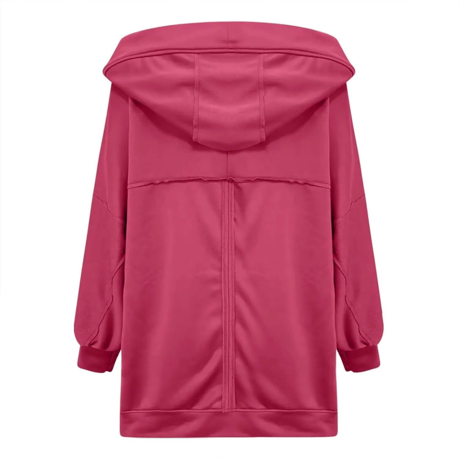 Cardigan Sweatshirts for Women Oversized Long Sleeve Open Front Hooded Jackets Cozy Sweater Coat Fall Spring Fashion