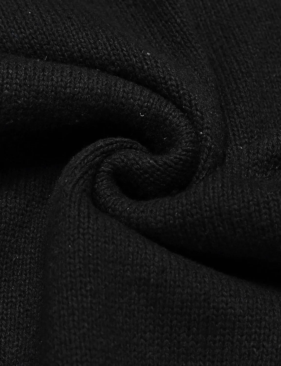 COOFANDY Men's Shawl Collar Sweaters V-Neck Relaxed Fit Cable Pullovers