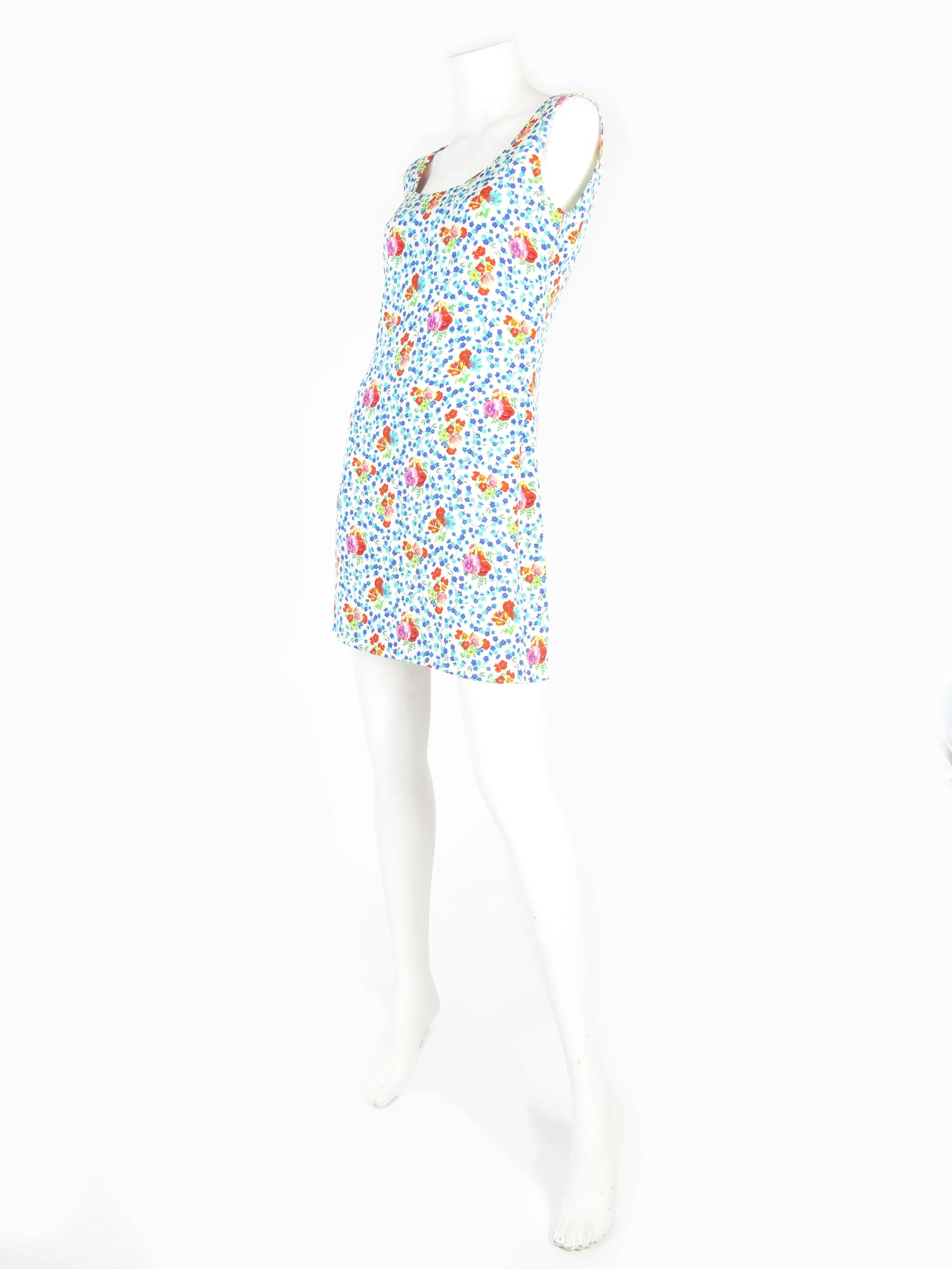 GIANNI VERSACE Floral Dress, 1990s