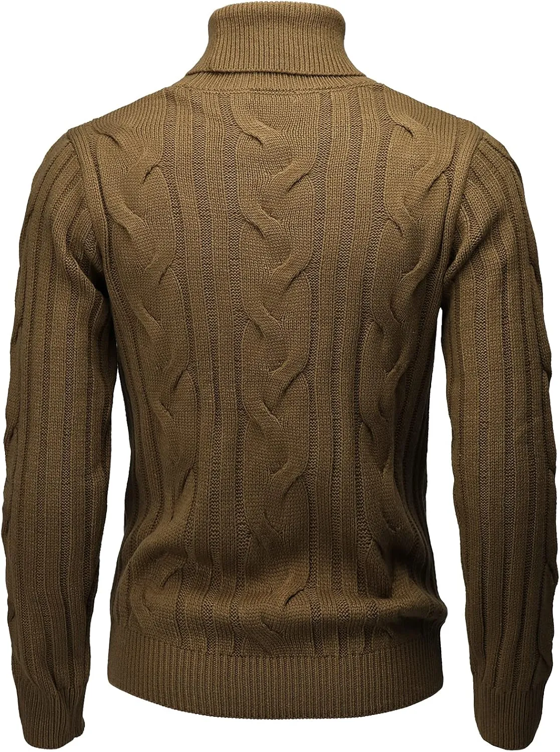 H2H Mens Slim Fit Turtleneck Pullover Sweaters Basic Tops Knitted Thermal