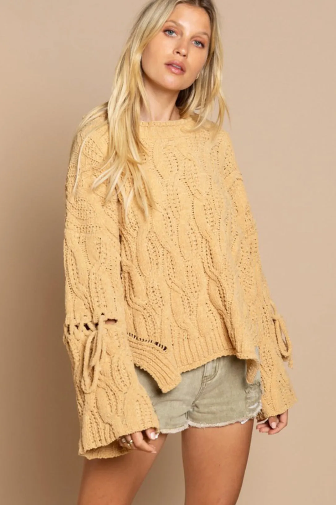 happy hippie knit sweater