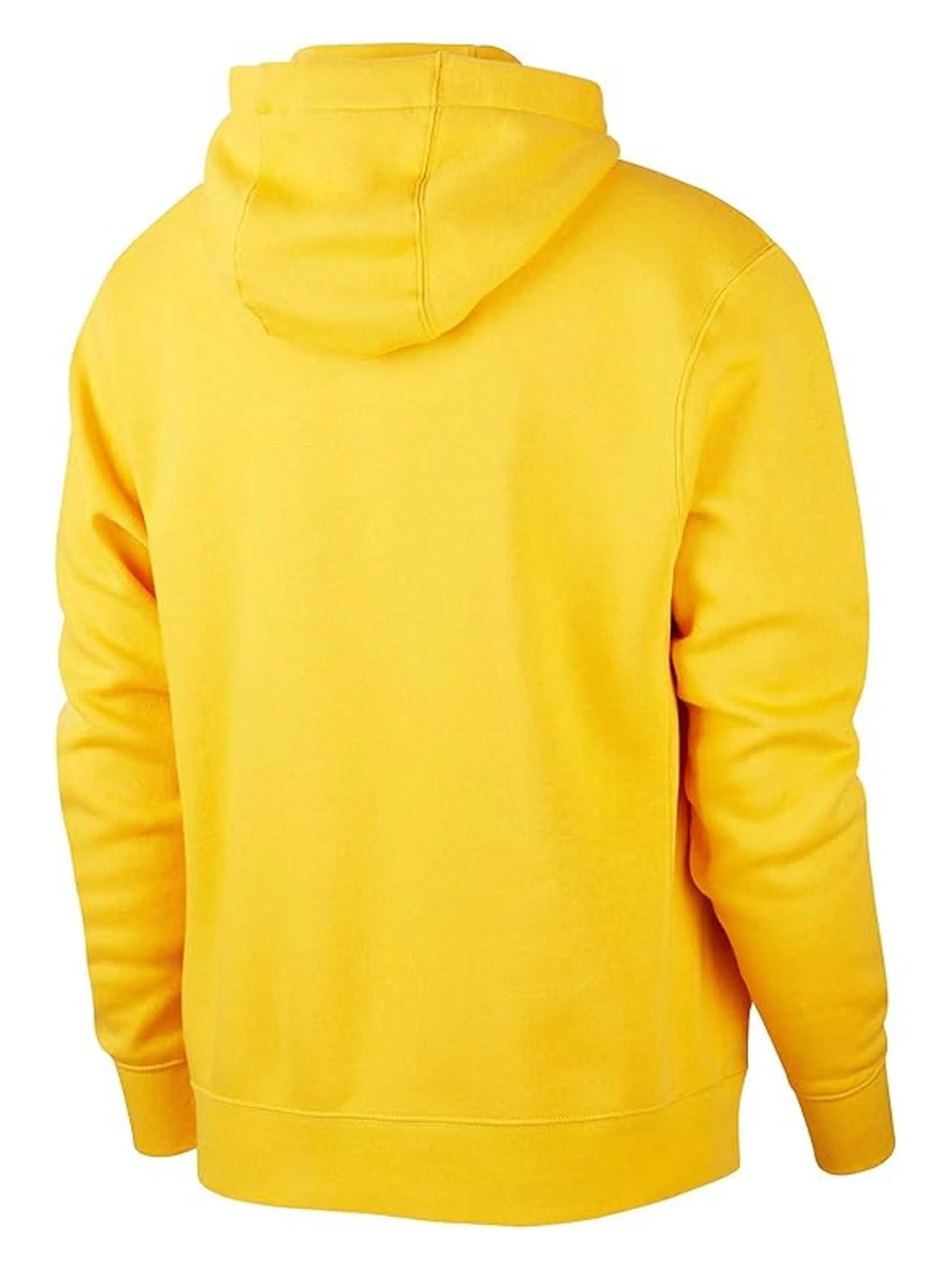 Men's Brand Logo Embroidered Hoodie,Yellow