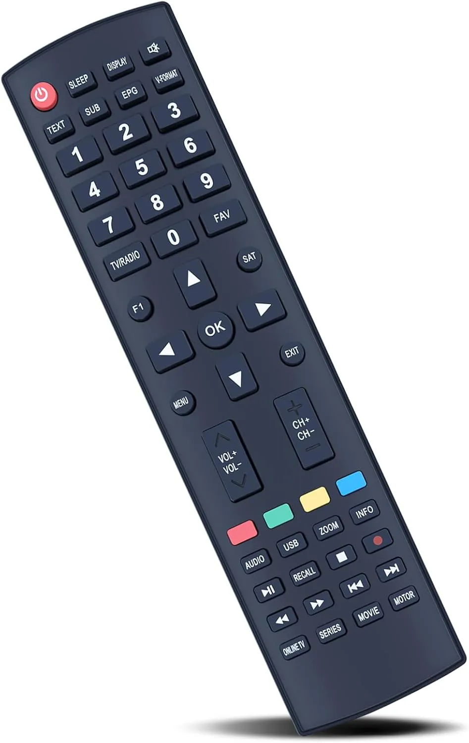 Replacement Remote Control fit for ISTAR IPTV Set Top Box/TV Receiver A9000 / A8000 / A1600 / A65000 / Zeed222 / zeed333