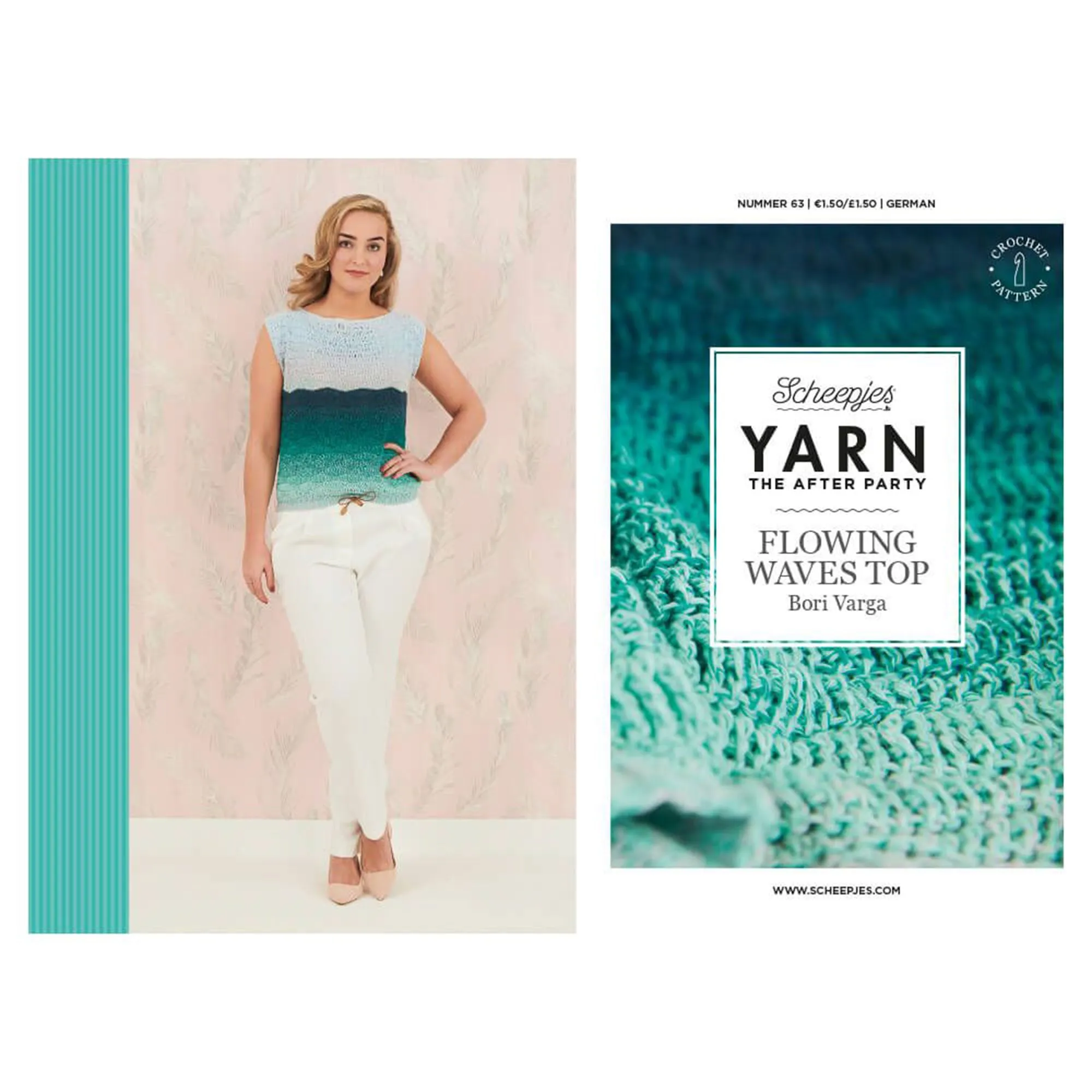 Scheepjes YARN The After Party Patterns - 63 Flowing Waves Top