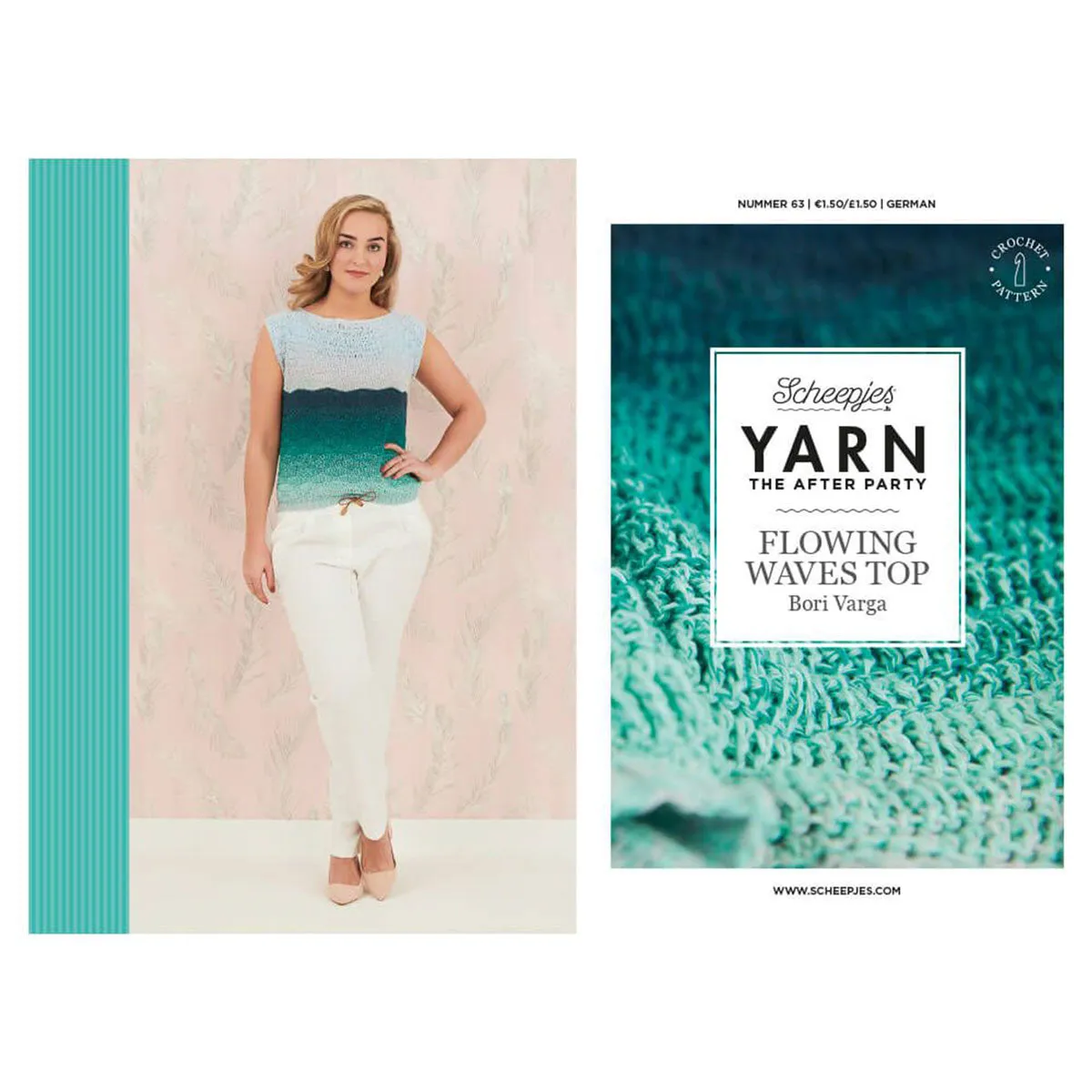 Scheepjes YARN The After Party Patterns - 63 Flowing Waves Top