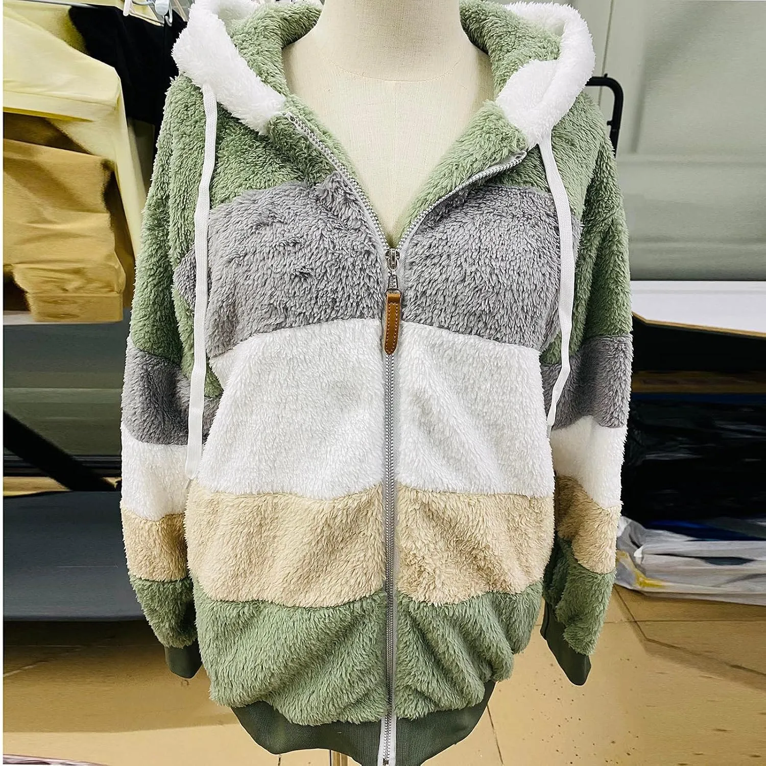 Winter Coats for Women 2024 Casual Fleece Jacket Warm Soft Outdoor Sherpa Lined Thick Coats Outwear with Pockets